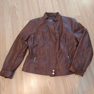 Bernardo | Brown Leather Jacket